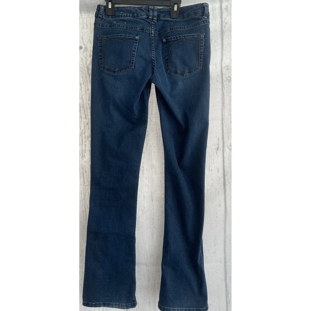 The Limited 678 Denim Jeans Dark Blue 5-Pocket Straight Low‎ Rise Women's Sz 4